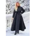 Пальто приталенное длинное