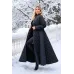 Пальто приталенное длинное